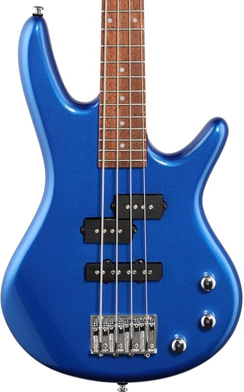 open zoom image for Ibanez GSRM20 Mikro Electric Bass, Starlight Blue, Body Straight Front