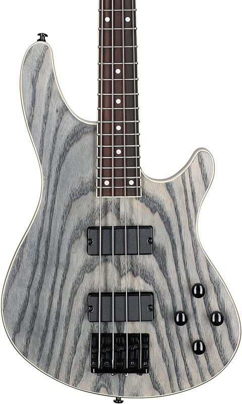 open zoom image for Schecter C-4 Standard Electric Bass, Charcoal Satin, Body Straight Front