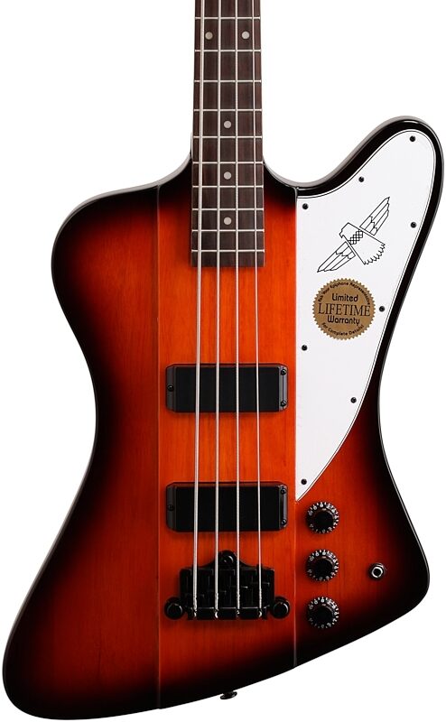 open zoom image for Epiphone Thunderbird IV Electric Bass, Vintage Sunburst, Body Straight Front