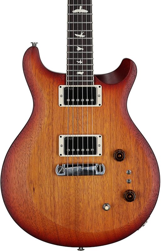 open zoom image for PRS Paul Reed Smith S2 Satin Mira 594 Electric Guitar (with Gig Bag), Dark Cherry Sunburst, Body Straight Front