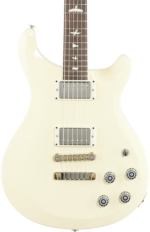 open zoom image for PRS Paul Reed Smith S2 McCarty 594 Thinline Electric Guitar (with Gig Bag), Antique White, Body Straight Front