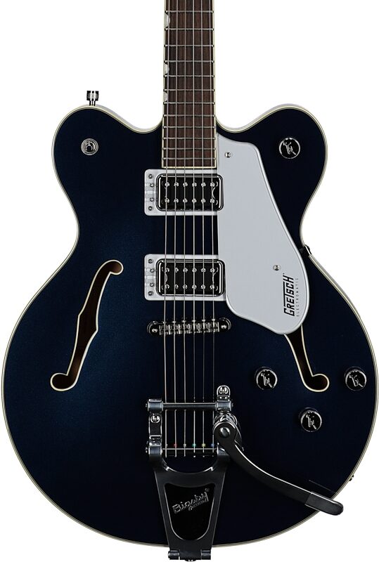 open zoom image for Gretsch G5622T Electromatic Center Block Double Cutaway Electric Guitar, Laurel Fingerboard, Midnight Sapphire, Body Straight Front