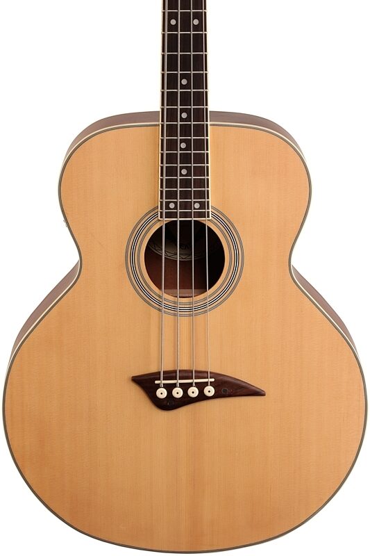 open zoom image for Dean EAB Acoustic-Electric Bass, Natural, Body Straight Front