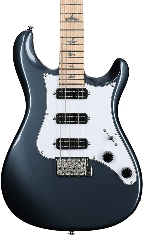 open zoom image for PRS Paul Reed Smith SE NF3 Electric Guitar, with Maple Fingerboard (with Gig Bag), Gun Metal Gray, Body Straight Front