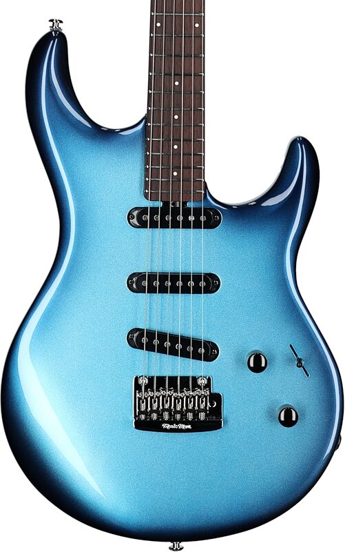 open zoom image for Ernie Ball Music Man Luke 4 Electric Guitar (with Softshell Case), Diesel, Open Box (Very Good), Body Straight Front