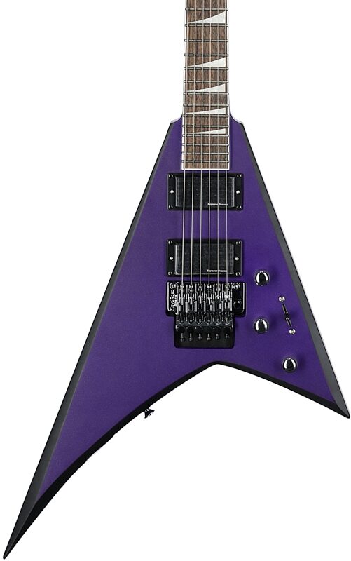 open zoom image for Jackson X Series Rhoads RRX24 Electric Guitar, with Laurel Fingerboard, Purple Metal with Black Bevel, Body Straight Front