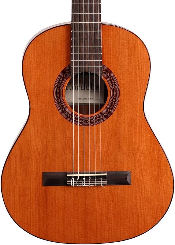 open zoom image for Cordoba Requinto 1/2 Size Classical Acoustic Guitar, New, Body Straight Front