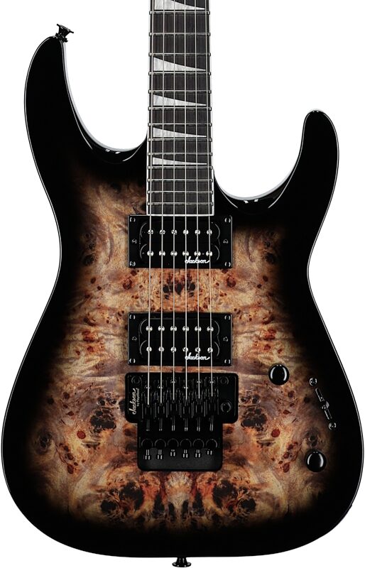 open zoom image for Jackson JS Series Dinky JS32 DKAP Electric Guitar, Transparent Black Burst, Body Straight Front