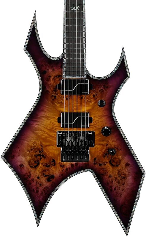 open zoom image for B.C. Rich Warlock Extreme Exotic FR Electric Guitar, Purple Haze, Body Straight Front