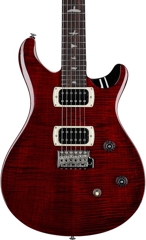 open zoom image for PRS Paul Reed Smith SE CE 24 v2 Electric Guitar (with Gig Bag), Black Cherry, Body Straight Front