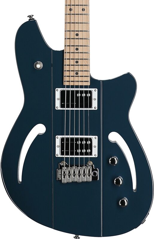 open zoom image for Reverend Kingbolt F-Sonic Electric Guitar, High Tide Blue, Body Straight Front