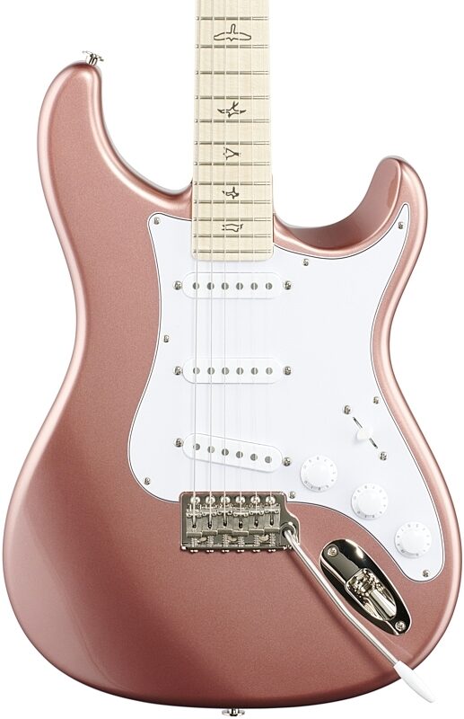 open zoom image for PRS Paul Reed Smith John Mayer Silver Sky Electric Guitar, Maple Fretboard (with Gig Bag), Midnight Rose, Open Box (Very Good), Body Straight Front
