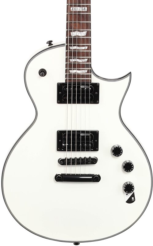 open zoom image for ESP LTD EC-256 Electric Guitar, Snow White, Body Straight Front