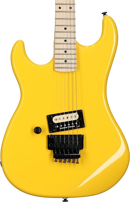 open zoom image for Kramer Baretta Original Series Electric Guitar, Left-Handed, Bumblebee Yellow, Body Straight Front
