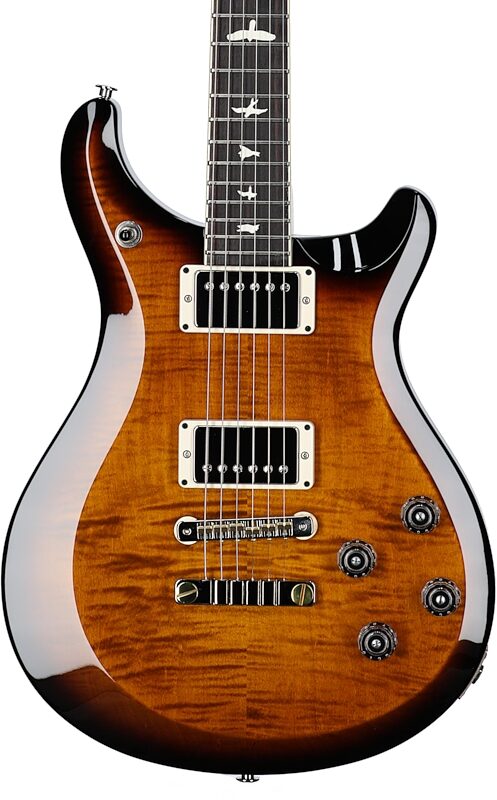 open zoom image for PRS Paul Reed Smith S2 McCarty 594 Electric Guitar (with Gig Bag), Black Amber, Body Straight Front