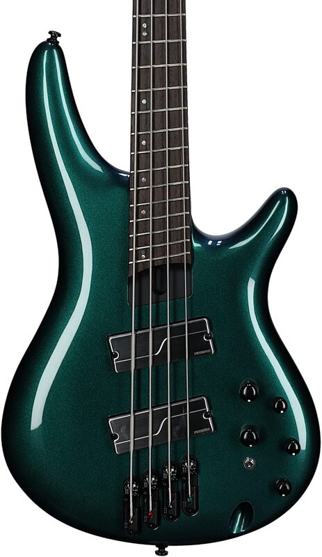 open zoom image for Ibanez SRMS720 Bass Workshop Multi-Scale Electric Bass, Blue Chameleon, Body Straight Front