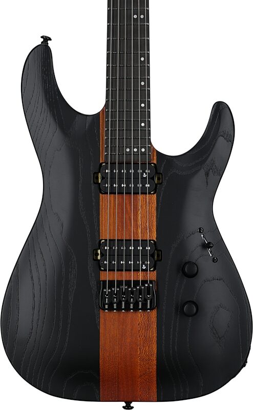 open zoom image for Schecter Rob Scallon C-1 Electric Guitar, Satin Dark Burst, Body Straight Front