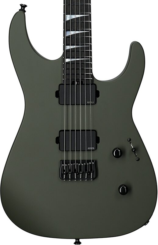 open zoom image for Jackson American Soloist SL2MG HT Electric Guitar (with Case), Matte Army Drab, Body Straight Front