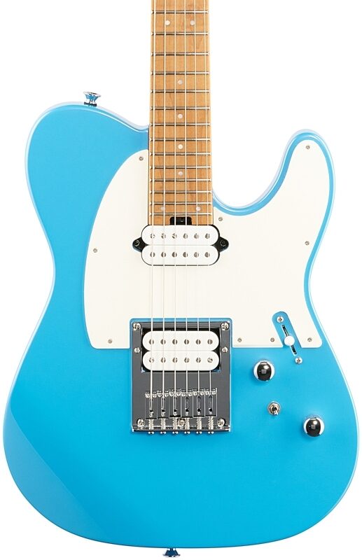 open zoom image for Charvel So-Cal S2 24 HH HT Electric Guitar, Robin Egg, Open Box (Very Good), Body Straight Front