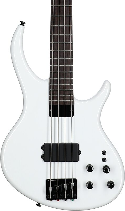 open zoom image for Tobias Growler IV Premium Electric Bass (with Gig Bag), White Pearl, Body Straight Front