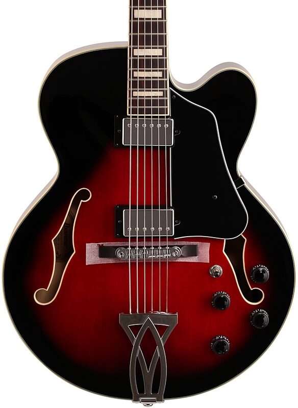 open zoom image for Ibanez AF75 Artcore Hollowbody Electric Guitar, Transparent Red, Body Straight Front