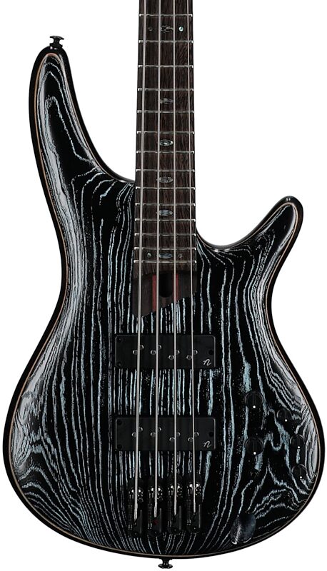 open zoom image for Ibanez SR1320SB Premium Electric Bass (with Gig Bag), Aqua Wave Low Gloss, Body Straight Front