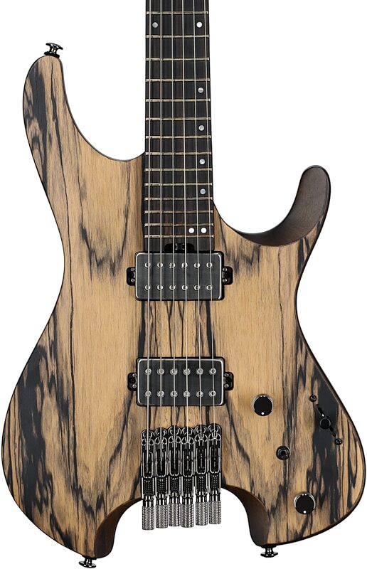open zoom image for Ibanez Q52PENTF Electric Guitar (with Gig Bag), Natural Flat, Body Straight Front
