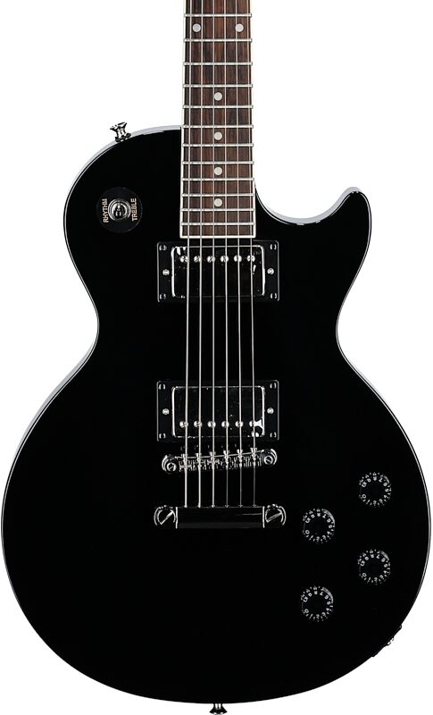 open zoom image for Epiphone Les Paul Tribute Electric Guitar, Ebony, Body Straight Front