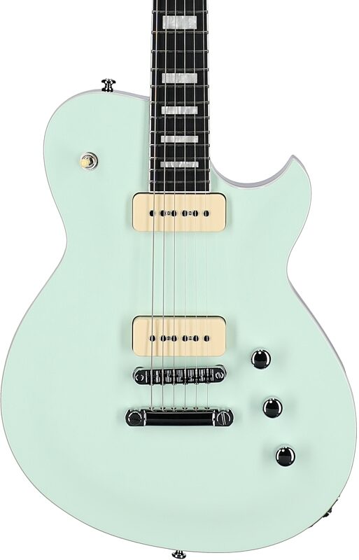 open zoom image for Reverend Roundhouse 290 Electric Guitar, Iconic Blue, Body Straight Front