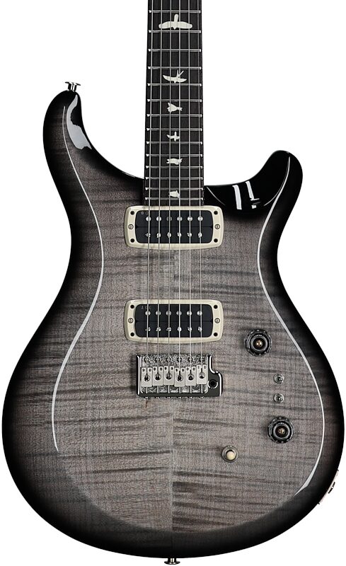 open zoom image for PRS Paul Reed Smith S2 Custom 24-08 Electric Guitar (with Gig Bag), Faded Gray Black Burst, Body Straight Front