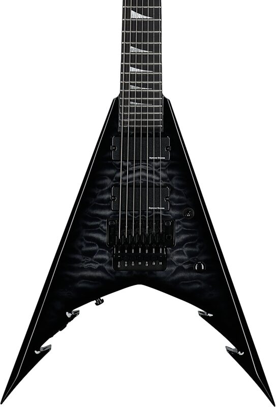 open zoom image for Jackson Corey Beaulieu King V KV7Q Electric Guitar, 7-String, Black, Body Straight Front