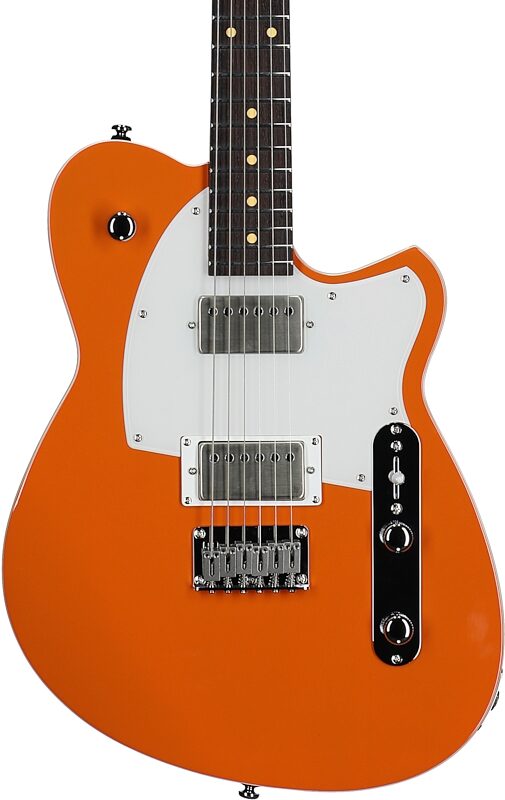 open zoom image for Reverend Charger HH Electric Guitar, Baked Orange, Body Straight Front