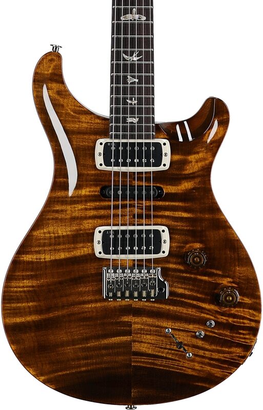open zoom image for PRS Paul Reed Smith Modern Eagle V Electric Guitar (with Case), Black Gold, Body Straight Front
