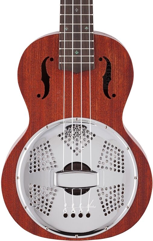 open zoom image for Gretsch G9112 Resonator Ukulele (with Gig Bag), Ovangkol, Body Straight Front