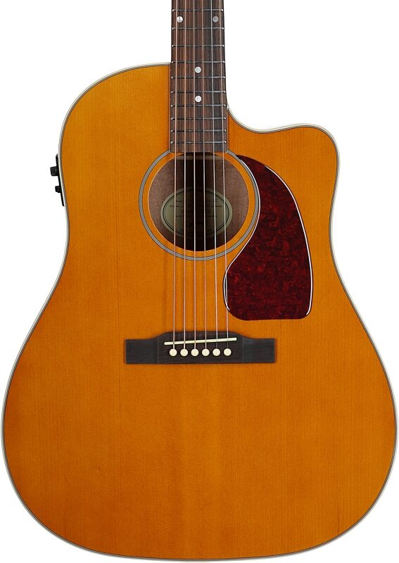 open zoom image for Epiphone J-45 Studio EC Acoustic-Electric Guitar (with Gig Bag), Natural, Body Straight Front