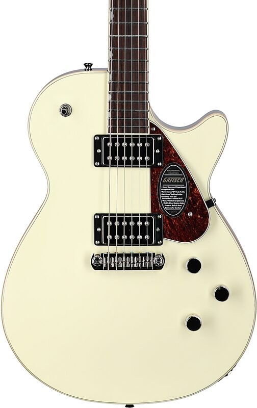 open zoom image for Gretsch Electromatic Jet Electric Guitar, Rosewood Fingerboard, Vintage White, Body Straight Front