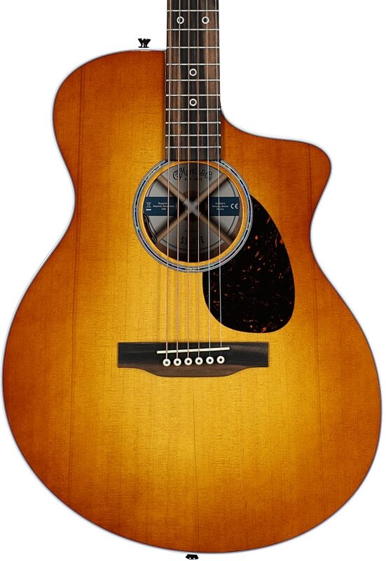 open zoom image for Martin SC-13E Modern Acoustic-Electric Guitar (with Soft Case), Mezcal Burst, Body Straight Front