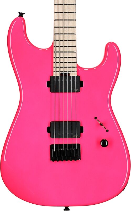 open zoom image for Charvel Sean Long Signature Pro-Mod SD1 HH HT M, Neon Pink, Body Straight Front