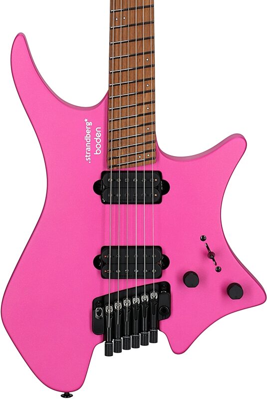 open zoom image for Strandberg Boden Standard N2.6T Electric Guitar, Fuchsia Metallic, Body Straight Front