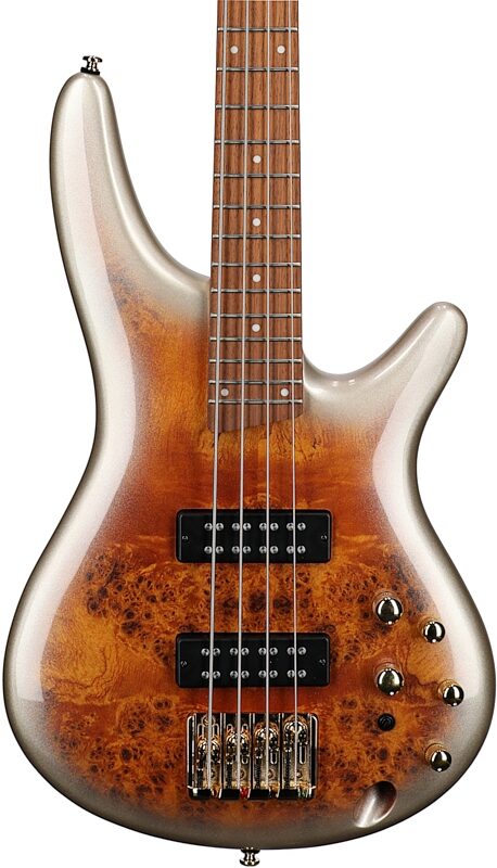 open zoom image for Ibanez SR400EPBDX Electric Bass Guitar, Gold Metallic Burst, Body Straight Front