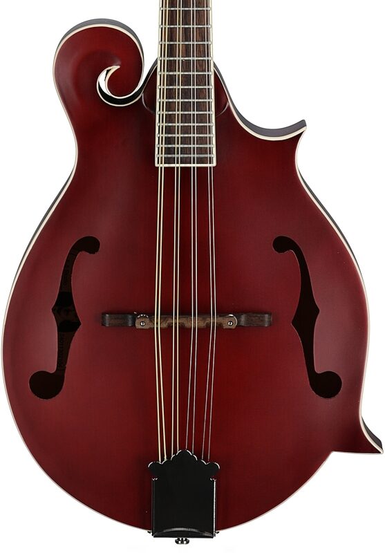open zoom image for Epiphone F-5 Studio Mandolin (with Gig Bag), Wine Red Satin, Body Straight Front