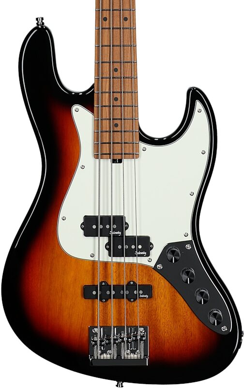 open zoom image for Sadowsky MetroExpress 21-Fret P/J Electric Bass, Maple Fingerboard (with Gig Bag), Sunburst, Body Straight Front