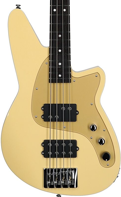 open zoom image for Reverend Mercalli 4 Electric Bass, Powder Yellow, Rosewood Fretboard, Body Straight Front