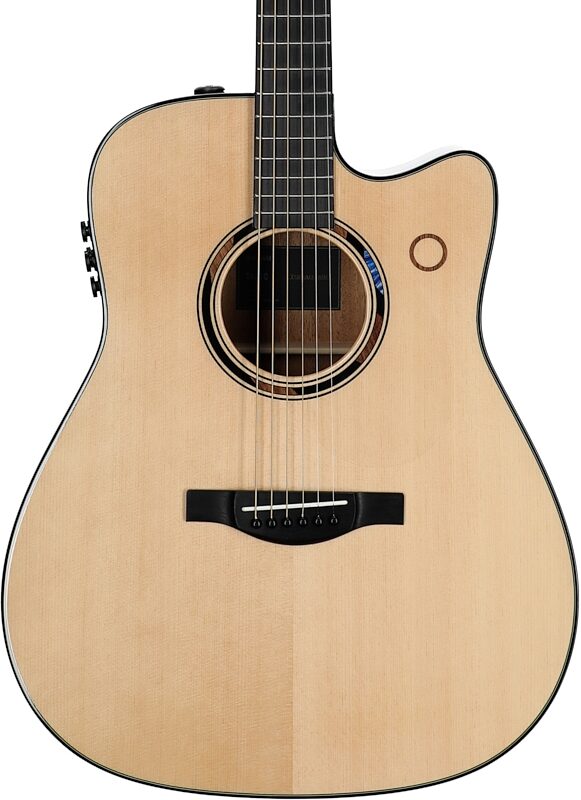 open zoom image for Yamaha TAG3 C TransAcoustic Dreadnought Acoustic-Electric Guitar (with Bag), Natural, Body Straight Front