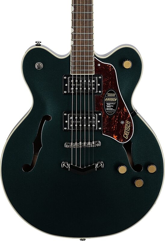 open zoom image for Gretsch G2622 Streamliner CB V Electric Guitar, Cadillac Green, Body Straight Front