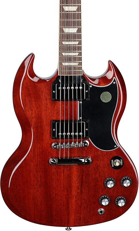 open zoom image for Gibson SG Standard '61 Electric Guitar (with Case), Vintage Cherry, Body Straight Front