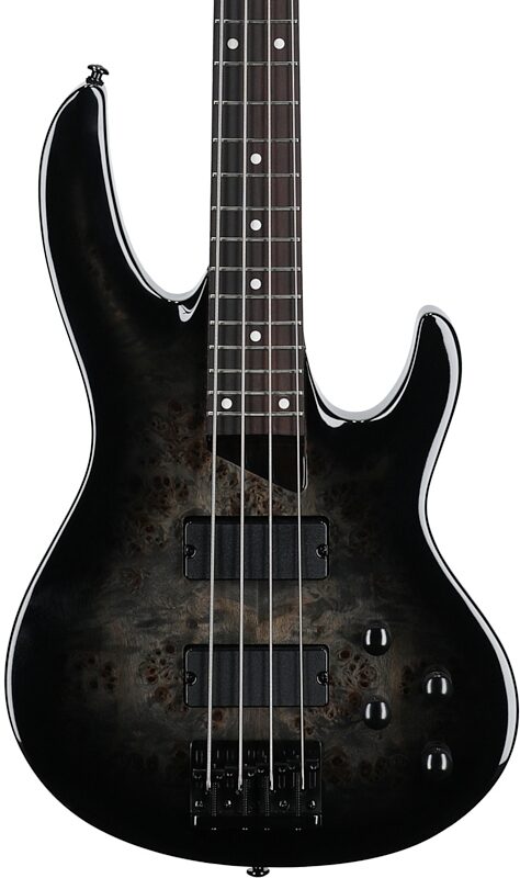 open zoom image for ESP LTD B-204DX Electric Bass, Black Burst, Body Straight Front
