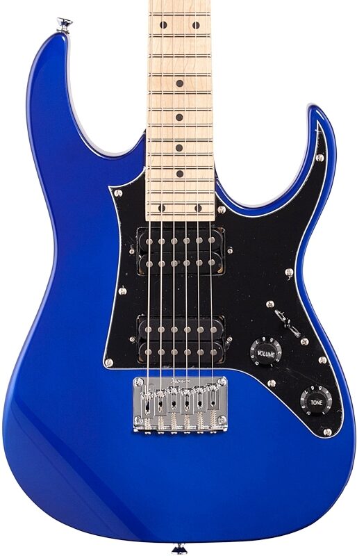 open zoom image for Ibanez GRGM21M Mikro Electric Guitar, Jewel Blue, Body Straight Front