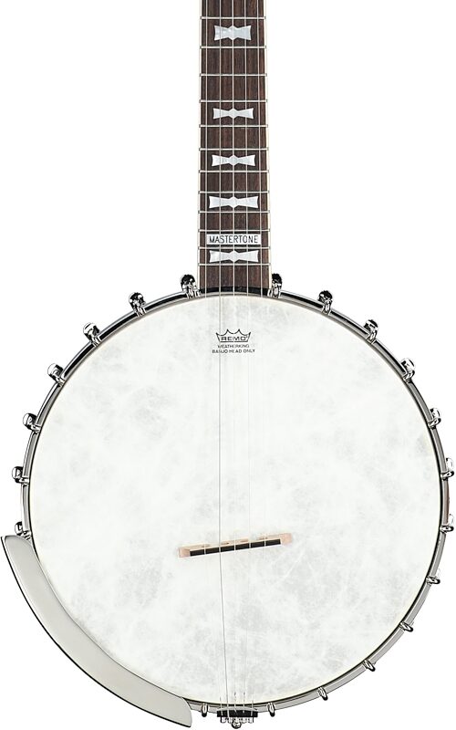 open zoom image for Epiphone Mastertone Bowtie Open-Back Banjo (with Gig Bag), Open Box (Very Good), Body Straight Front