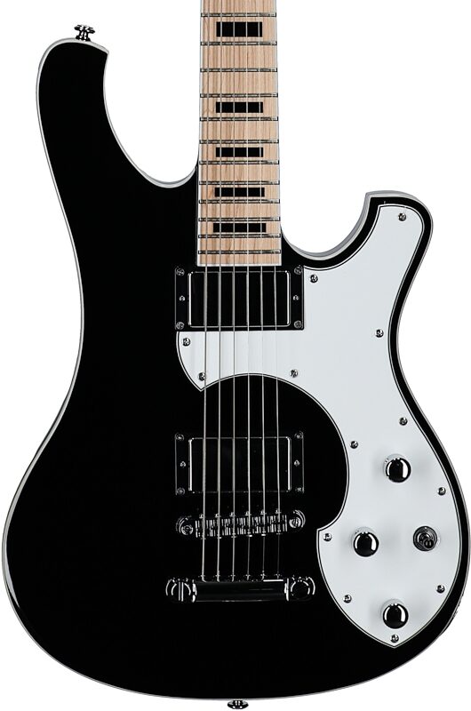 open zoom image for Schecter Stargazer 6 Electric Guitar, Gloss Black, Body Straight Front